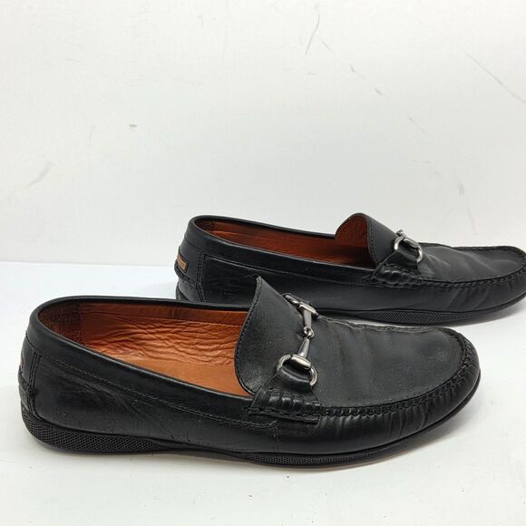Peter Millar MC00F40 Mens Black Leather Moc Toe Horse Bit Loafers  Size US 8.5 M main image 15